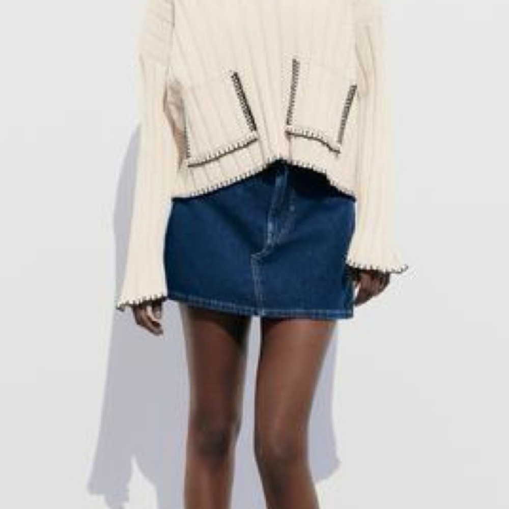 Z1975 DENIM MINI SKIRT ZARA